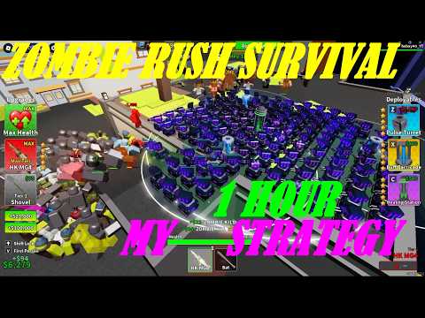 Zombie Rush Survival 1 HR non stop Run Medic in Skyline Map