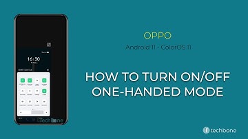How to Turn On/Off One-handed mode - Oppo [Android 11 - ColorOS 11]