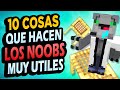 ✅ 10 Cosas de Noobs ÚTILES en Minecraft!! #6