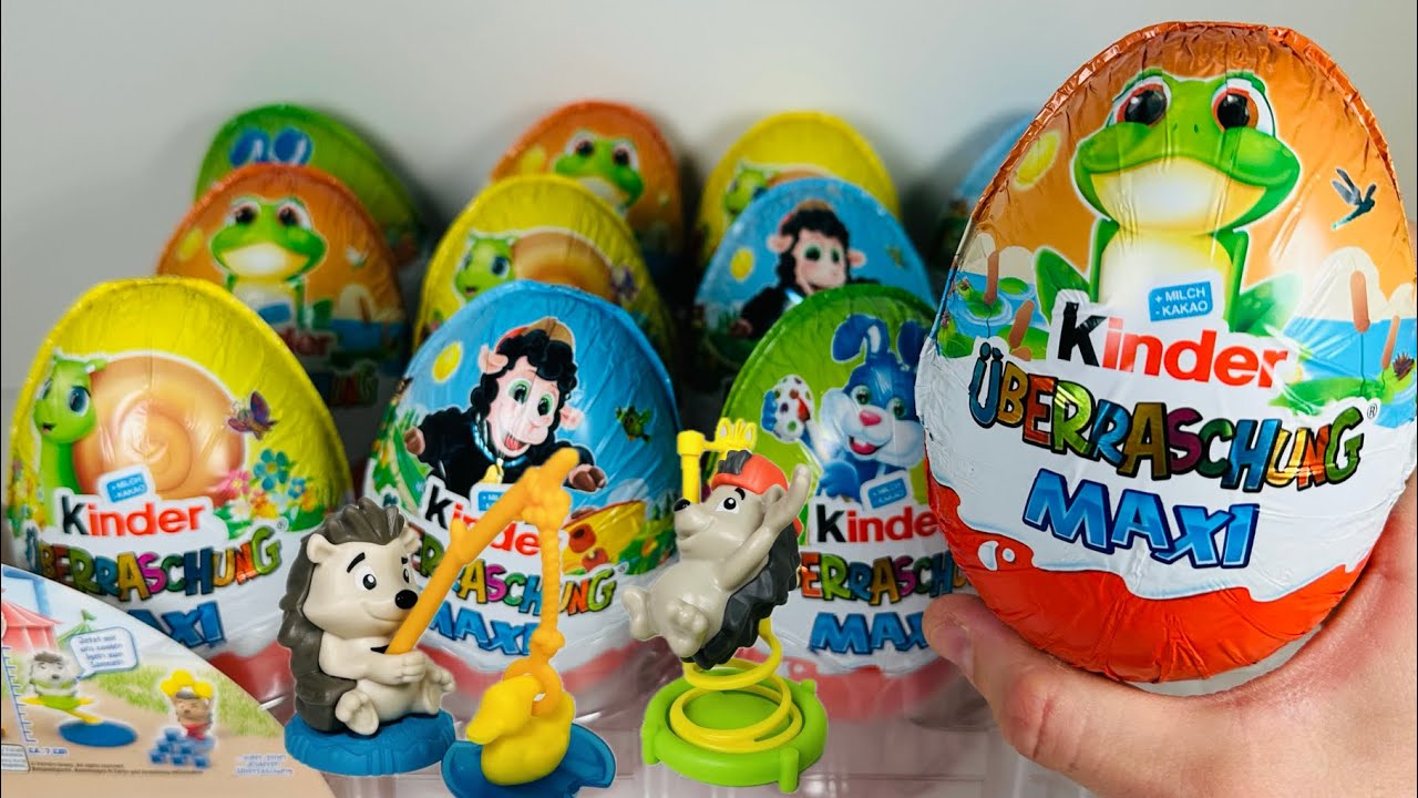 Kinder Maxi EASTER OSTERN ПАСХА 2026 Hedgehogs, Igel, Ёжики