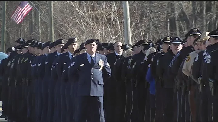 Final goodbyes: Officer Ashley Guindon funeral, pr...