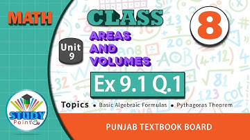 Class 8 Math Unit 9 Areas and Volumes Ex 9.1 Q. 1