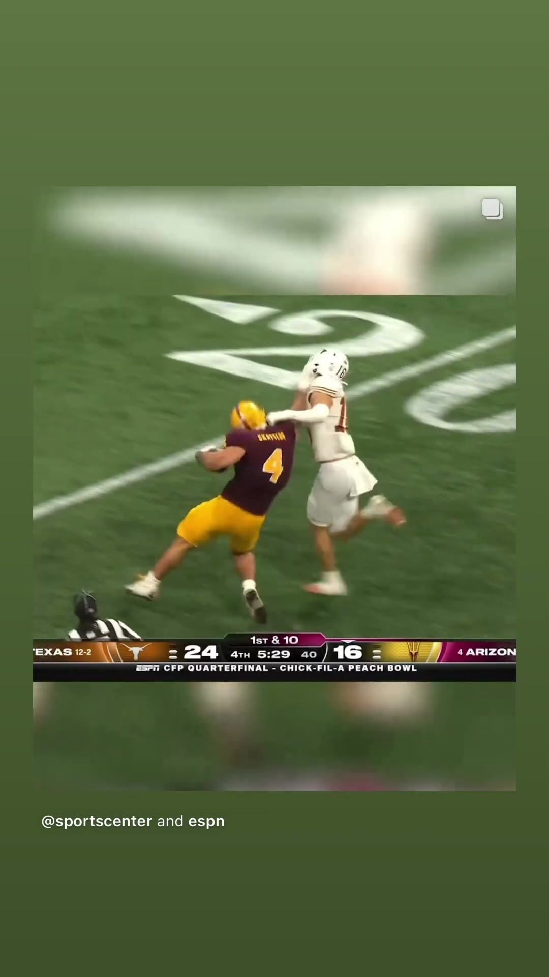 Multiple flags #hoodnews #camskattebo #arizonastate #texas #football #SamLeavitt #omg #how #wow #wtf