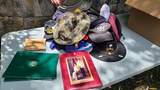 Recent Estate Auction Finds - Vietnam Tiger Stripe Boonie Hat, MACV-SOG Awards, Thai Royal Family