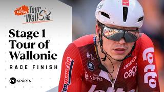 COMPOSED VICTORY! 🙌 | 2026 Stage 1 Tour of Wallonia Final KM's | TNT Sports Cycling