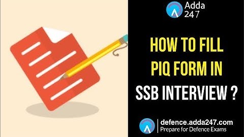 CRACK SSB: How to fill PIQ form in SSB