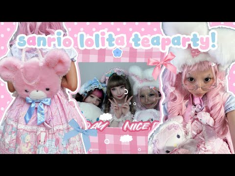 hosting my first ever lolita event!? ♡ sanrio tea party 𐙚 ˙⋆ thumbnail