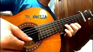 Video thumbnail of "TU NOELIA cover guitarra fingerstyle + TAB."