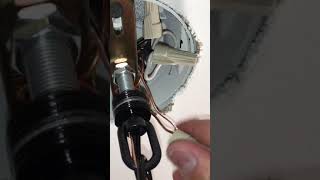 Replacing A Light Fixture. Full video on my YouTube channel #shorts #lights