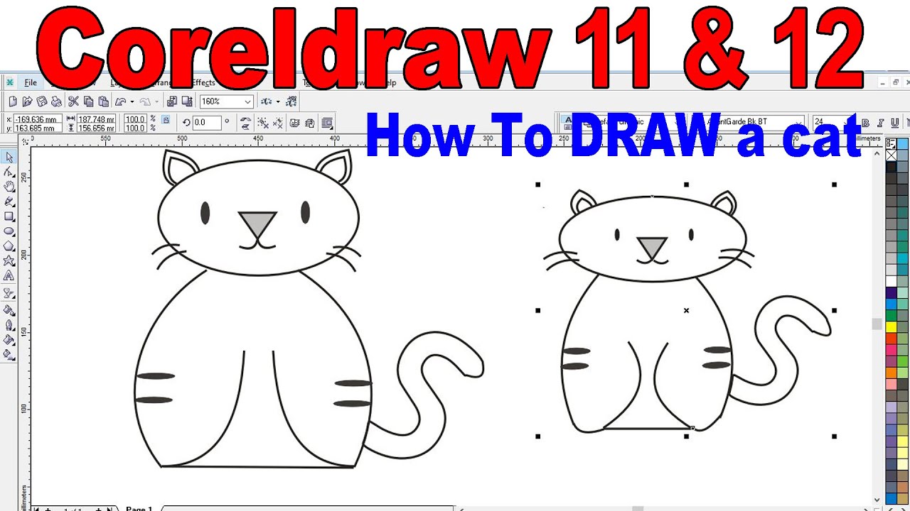 Coreldraw 11 & 12 tutorial for beginners - Coreldraw illustration ...