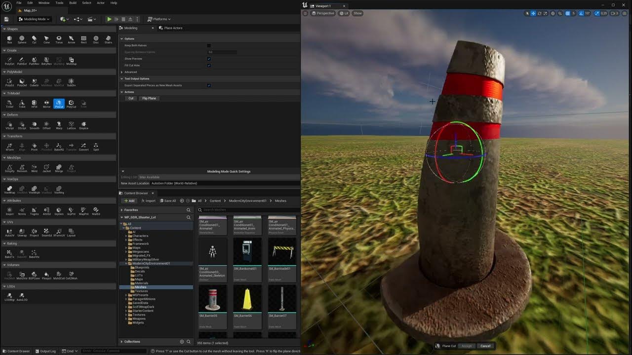 UV Texturing and Modeling Tools Inside Unreal Engine 5 New Powerful