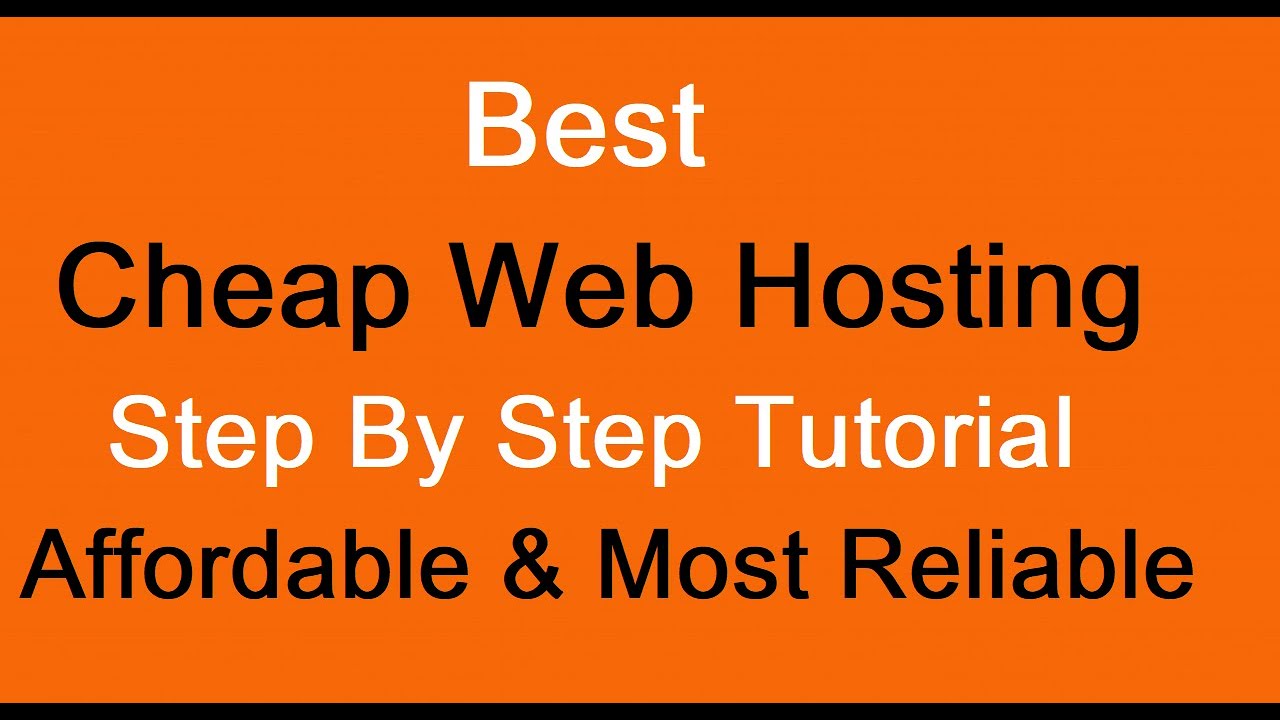 Best cheap website hosting step by step tutorial 2024 cheap web