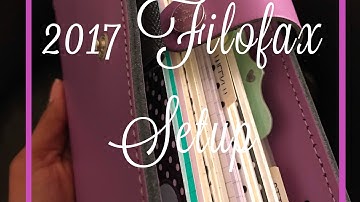 2017 Planner Setup: Filofax Original