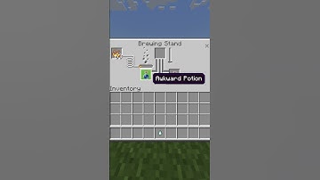 How To Brew Regeneration (0:45) Potions In Minecraft #Shorts