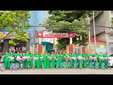 Video - Trường Tiểu học Nguyễn Thượng Hiền tích cực hưởng ứng chương trình diễu hành tôn vinh Áo dài Việt