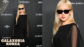 Blackpink Rosé Shines in Saint Laurent: A Fashion Triumph at the Pre-Oscar Party #kpopnews #bprosé