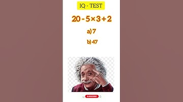 IQ Test || IQ Test Questions #shorts #shortsfeed #ytshorts