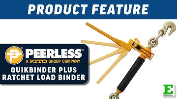 Peerless Quikbinder Plus Ratchet Load Binder | E-Rigging Products