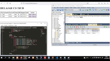 #1 Menampilkan data CRUD Codeigniter