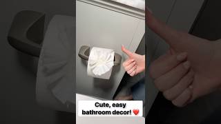 Cute easy bathroom decor #diy #homedecor #bathroomdesign #lifehack #hack