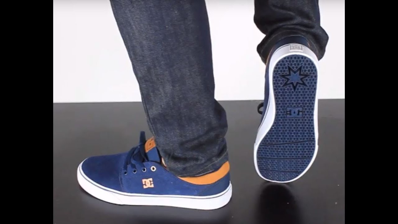 DC TRASE S navy white - YouTube