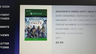 Assassin's Creed Unity Digital Download Code for Xbox One Only $3.03  (Regularly $58.05)