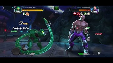 MCoC scorpion vs absorbing man on node 32 (ebb flow intercept and mighty charge)