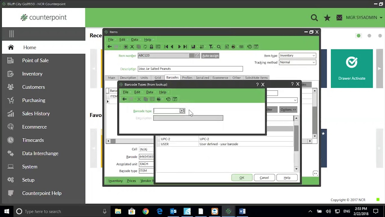 How to Managed Multiple Barcodes for a Single Item in NCR Counterpoint ...