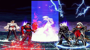 Boss Red Iori Vs Team Orochi Kyo Iori Element | KOF Mugen