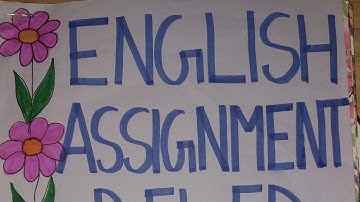 English assignment: lesson plan on writing skill 🖊 on Myself (d.el.ed 1st year)