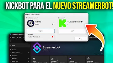 COMO INSTALAR KICKBOT EN EL NUEVO STREAMERBOT | PUNTOS DEL CANAL ALERTAS Y ACCIONES | Tutorial