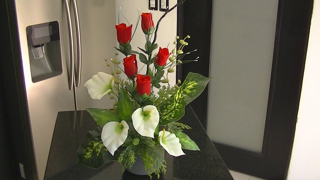 Make a Beautiful Floral Arrangement for Mother's Day - YouTube