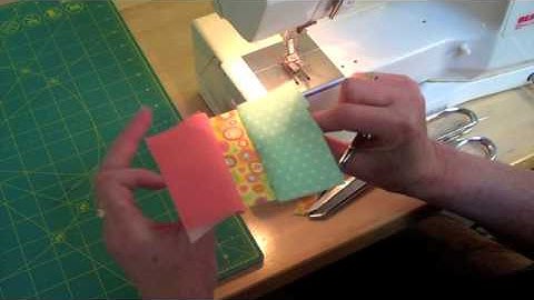 PAPER PIECING -- Basic Sewing #3 to #1 (#4 of 4) - LearnHowToQuilt.com BEGINNER BASICS
