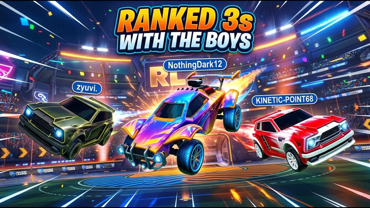 Rocket League Ranked 3s With The Boys!!! - YouTube