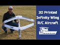 3D Printed Infinity Wing RC Airplane!