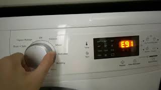Electrolux washing machine - error code E91 - how to fix?