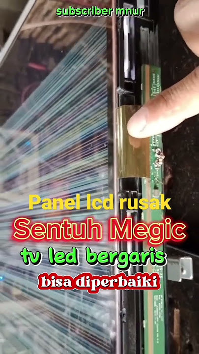 CUKUP SENTUH PANEL LCD RUSAK BLANK gambar hilang #shorts