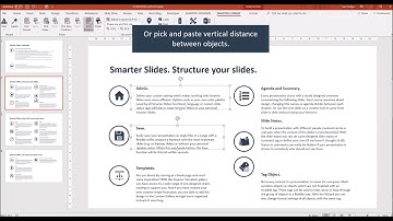 Copy distance between objects in PowerPoint with Smarter Slides
