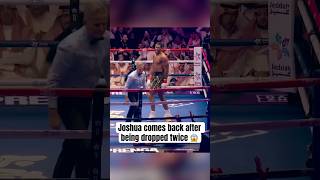 ANTHONY JOSHUA COMES BACK WITH INSANE TKO 😳