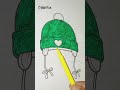 Baby Girl Hat Coloring #asmr  #satisfying  #relaxing  #shorts  #viralshorts