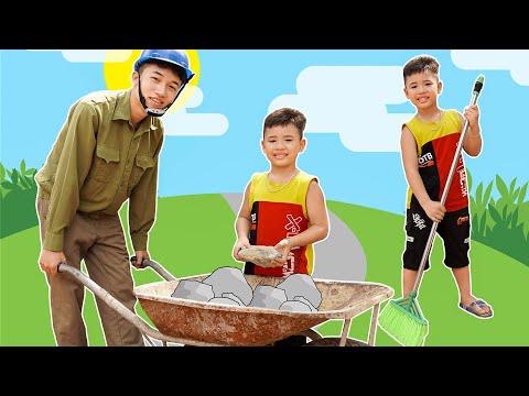 Học Cách Làm Việc Giúp Đỡ Bố Mẹ ♥ Min Min TV Minh Khoa
