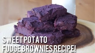 FUDGE BROWNIES RECIPE || ONLY 3 INGREDIENTS  || HEALTHY