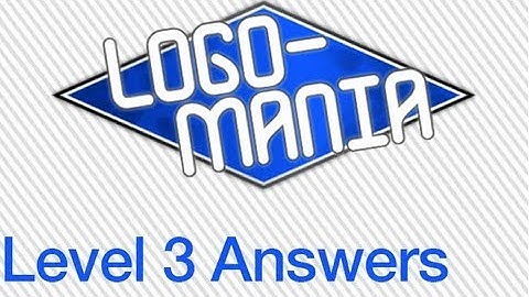 Logomania Ultimate Answers Level 3