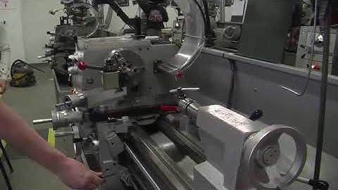 Sharp Lathe Instructional Video