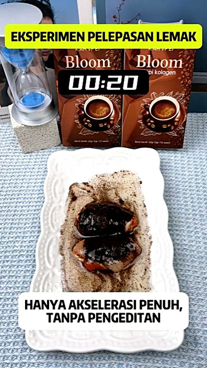 Minuman Kolagen Bloom: Kopi Kolagen Pelangsing & Kopi Hitam Diet (2024) #shorts