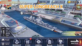 SUPER LONGBEACH X Warship battle screenshot 1