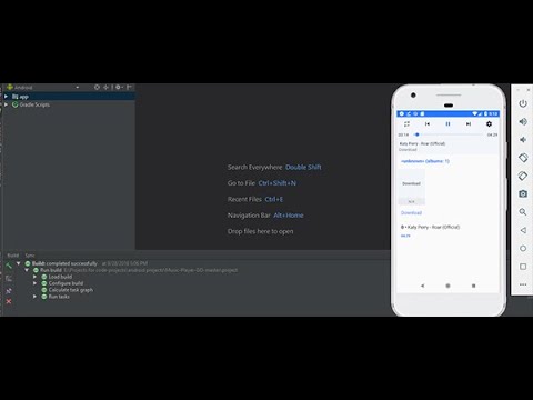 PRO MUSIC PLAYER APPLICATION IN ANDROID WITH SOURCE CODE