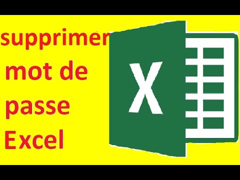comment supprimer mot de passe Excel