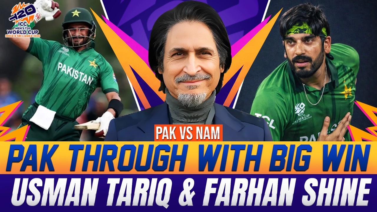Pakistan Through with Big Win | Usman Tariq & Sahibzada Farhan Shine | WCT20 | Ramiz Speaks