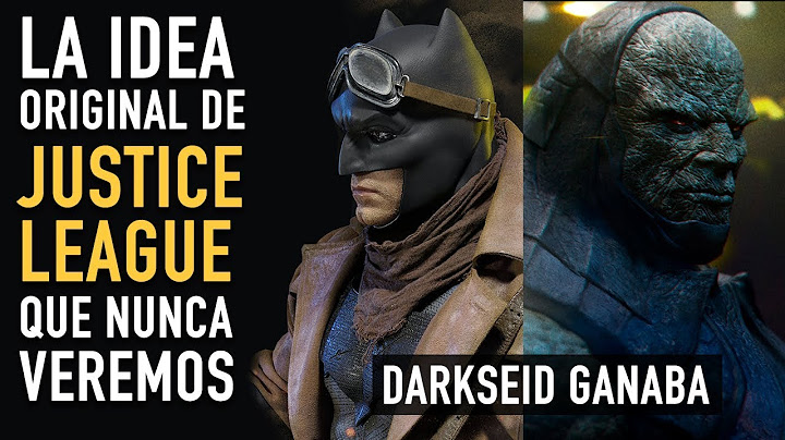La idea original de Justice League que nunca veremos
